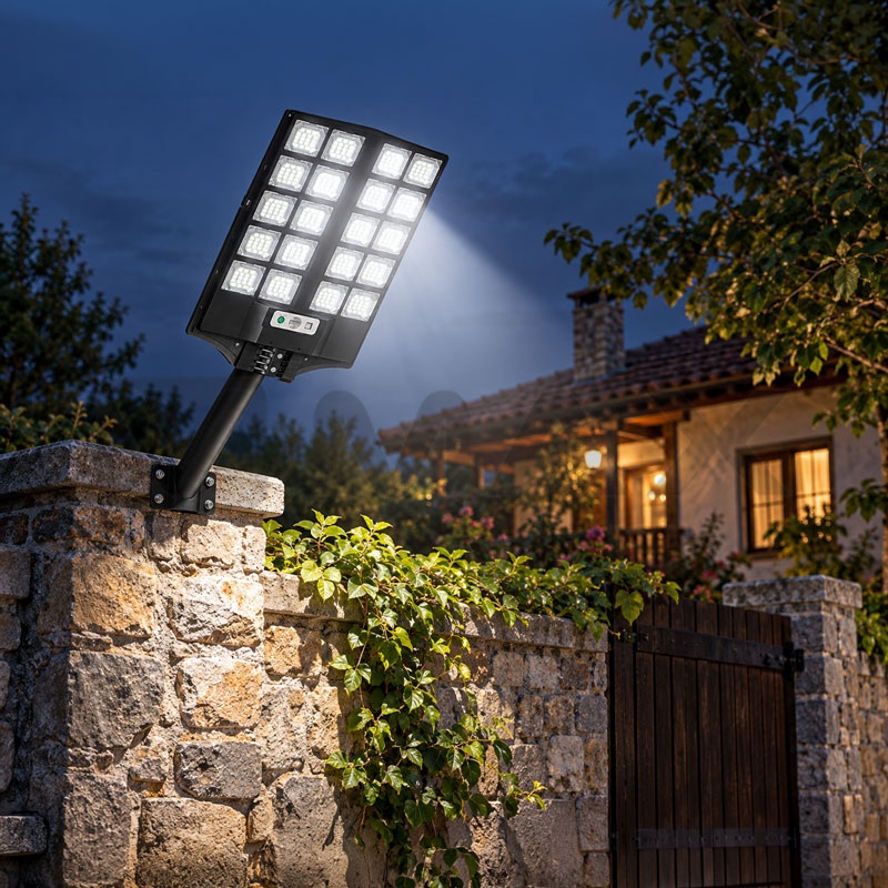 Мощен соларен LED прожектор SUNVISION BK280 с избор на мощност