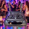 Мощна караоке тонколона Brodu iKaraoke BTS-2171 (Dual 12", 200W RMS) с 2 микрофона и Bluetooth