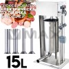 Професионална електрическа пълначка за месо 15L STAHLMAYER с крачен педал