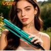 Преса за коса VGR V-553 с керамични плочи, зелена