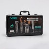 Професионален комплект VGR V-640 S4, 4 в 1: метална машинка, тример, шейвър и BLDC сешоар 110 000 об/мин