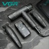 Професионален комплект VGR V-640 S4, 4 в 1: метална машинка, тример, шейвър и BLDC сешоар 110 000 об/мин